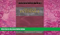 Big Deals  The Law of Evidence (Essentials of Canadian Law)  Best Seller Books Best Seller