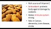 Top 5 health benefits of almonds
