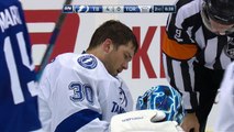 Hockey sur glace - Ben Bishop perd plusieurs dents suite à un tir au visage