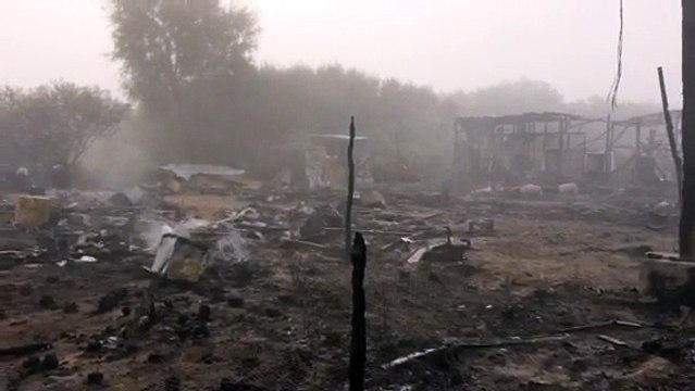 Incendies dans la Jungle de Calais : explosions de bouteilles de gaz, un blessé léger