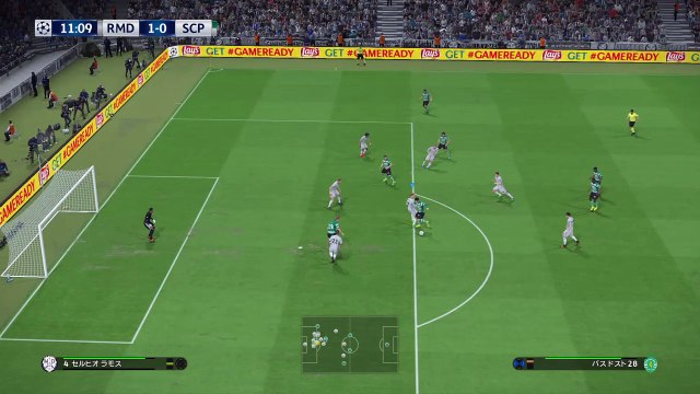 Winning Eleven 2017 UEFA CL GL 第２節 レアルマドリード vs スポルティング・リスボン