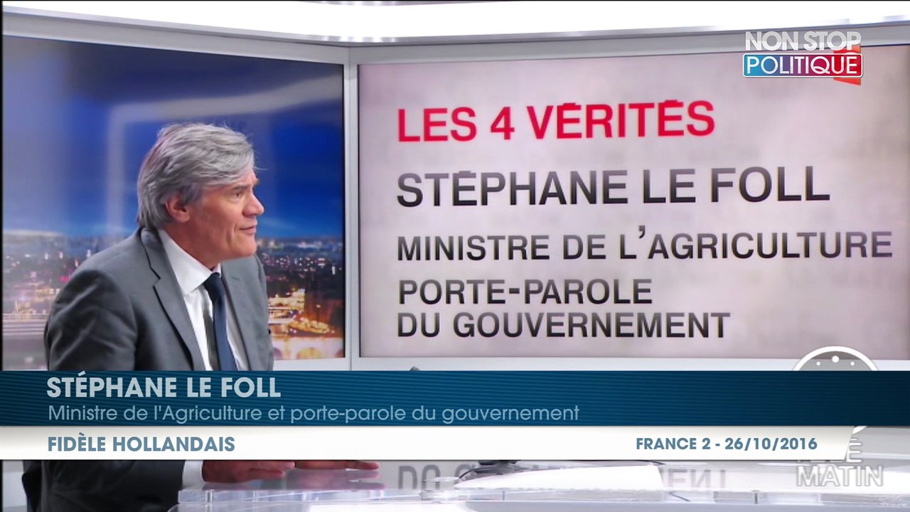 François Hollande : Stéphane Le Foll et Marisol le défendent contre vents et marées