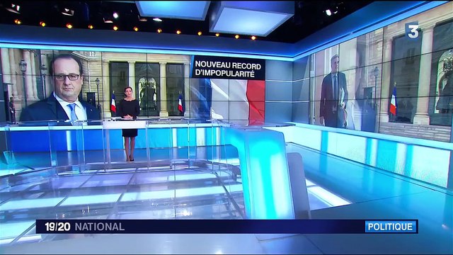 François Hollande : nouveau record d'impopularité