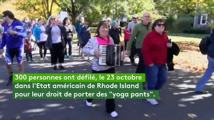 Etats-Unis : elles manifestent pour défendre... les pantalons de yoga