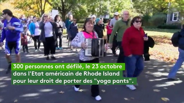 Etats-Unis : elles manifestent pour défendre... les pantalons de yoga