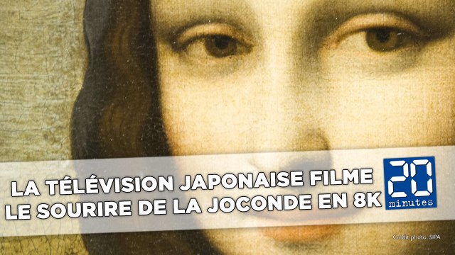 La télévision japonaise filme le sourire de la Joconde en 8K