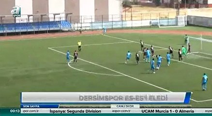 21.09.2016 - 2016-2017 Turkish Cup 2nd Qualifying Round Dersimspor 1-0 Eskişehirspor
