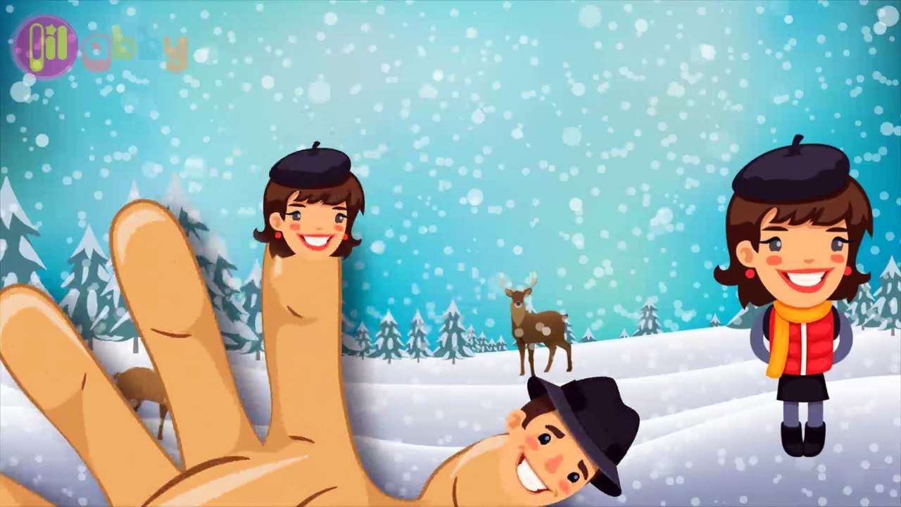 WINTER Nursery Rhymes for Children! - Snow Finger Family Song - Lil Abby - YouTube