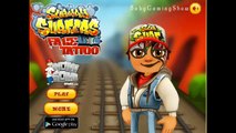 Subway Surfers Face Tattoo - Kids Games