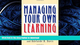 READ  Managing Your Own Learning FULL ONLINE