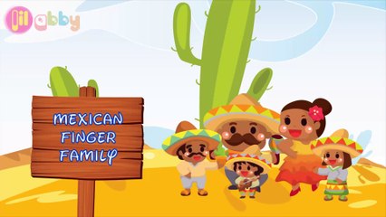 Nursery Rhymes for Children! - Mexican Finger Family Song - Lil Abby - YouTube