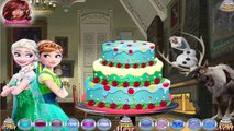 Frozen Anna Birthday Cake - Disney Princess Elsa and Anna Cake Decoration Game