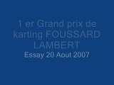 Karting Essay Aout 2007 1 ère partie