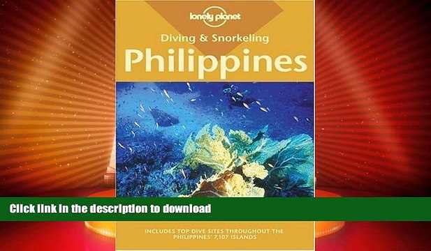 READ BOOK Diving Snorkeling Philippines (Lonely Planet Diving Snorkeling Philippines) BOOK