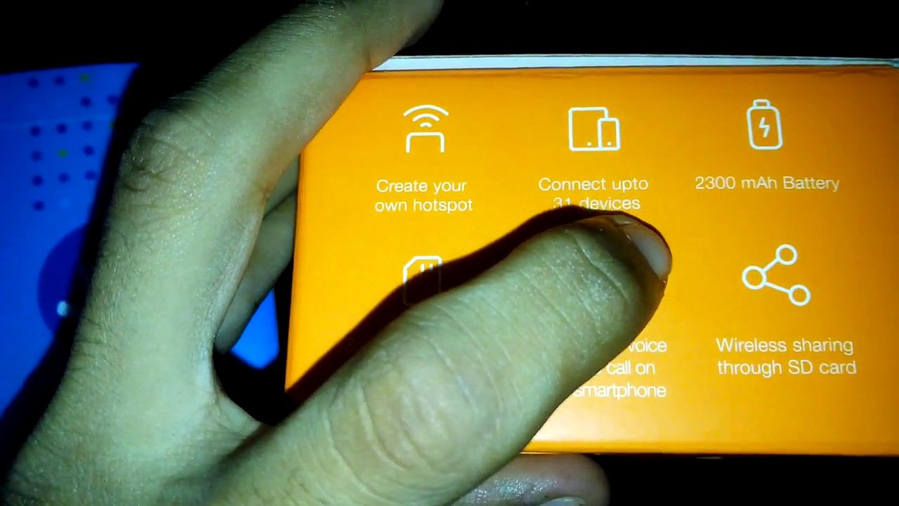 Jiofi 2 hotspot device
