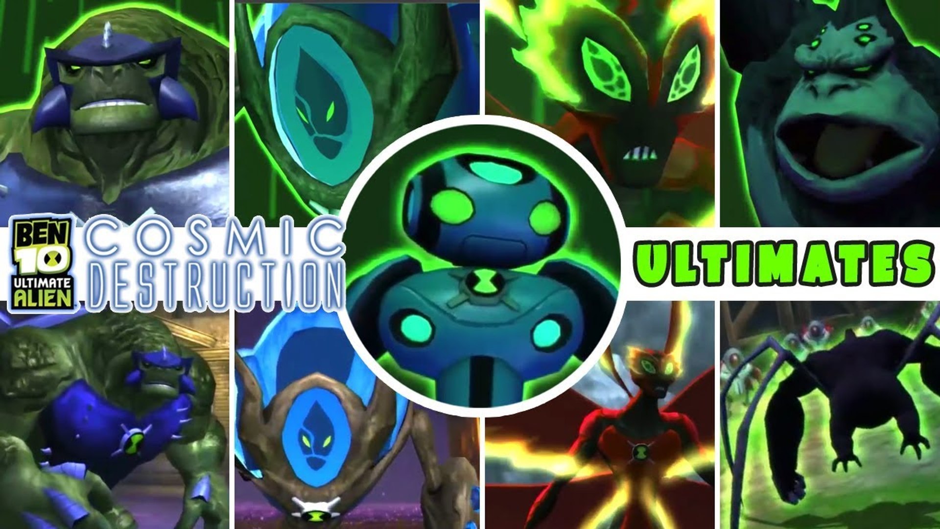 Ben 10 Ultimate Alien: Cosmic Destruction All Aliens Ultimate  Transformations (PS3, X360, PS2, Wii) - video Dailymotion