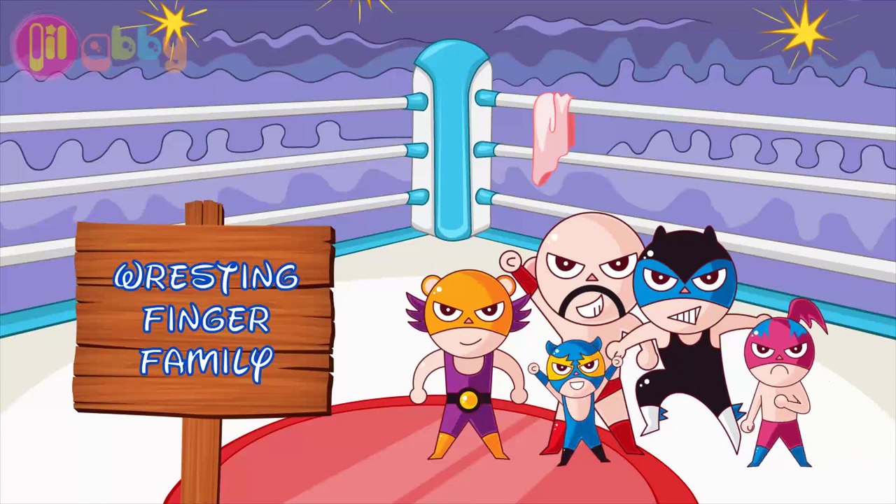 Nursery Rhymes for Children! - Wrestling Finger Family Song - Lil Abby - YouTube