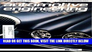 [FREE] EBOOK Automotive Engineering International November 1998 Jaguar S-type Cover, Truck