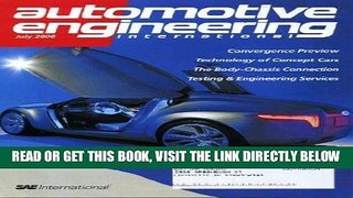 [FREE] EBOOK Automotive Engineering International July 2006 Ford Reflex Concept Car Cover, Volvo