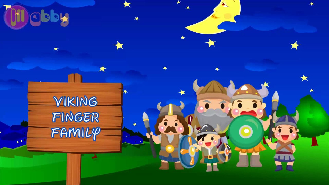 Nursery Rhymes for Children! - Viking Finger Family Song - Lil Abby - YouTube