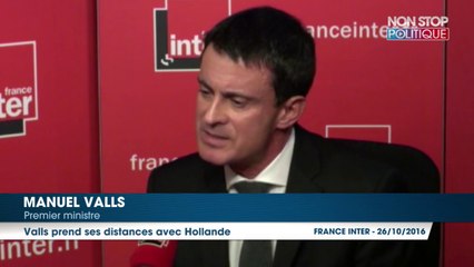 Manuel Valls veut se "déscotcher" de François Hollande