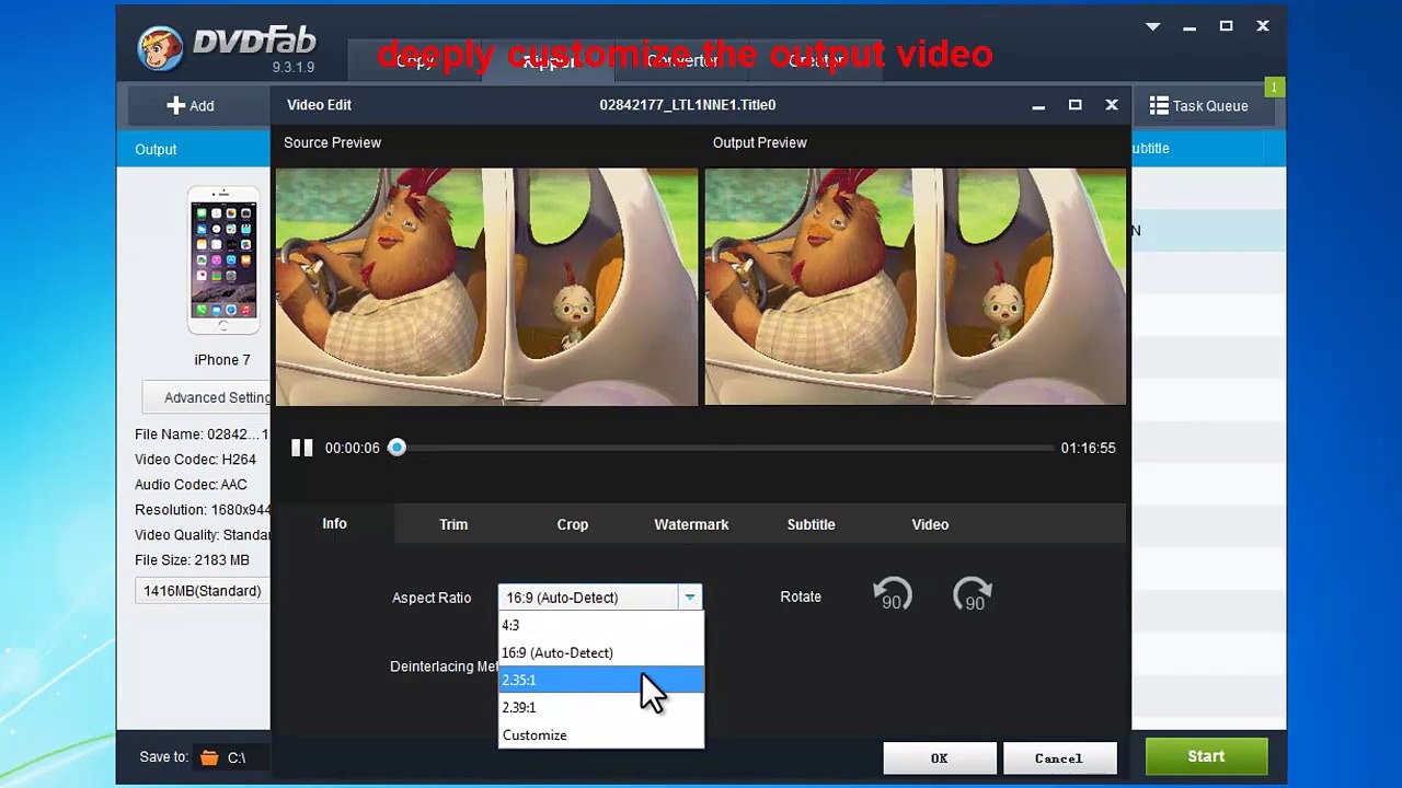 How to rip Blu ray to iPhone 7