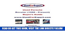 [FREE] EBOOK Used Porsche Boxster, Buyer s Guide: 1996 - Present BEST COLLECTION