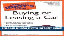 [FREE] EBOOK The Complete Idiot s Guide to Buying or Leasing a Car BEST COLLECTION