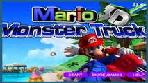 3D Mario Monster Truck | Mario Bros Monster Truck Game For Kids
