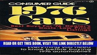 [READ] EBOOK Cars Consumer Guide 1976 ONLINE COLLECTION