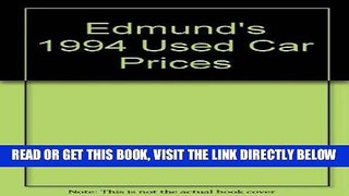 [FREE] EBOOK Edmund s 1994 Used Car Prices BEST COLLECTION
