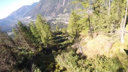 Crash en wingsuit à Chamonix