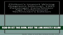 [FREE] EBOOK Chilton s Import Wiring Diagrams Manual: 1991 Passenger Cars/Motor Age Professional