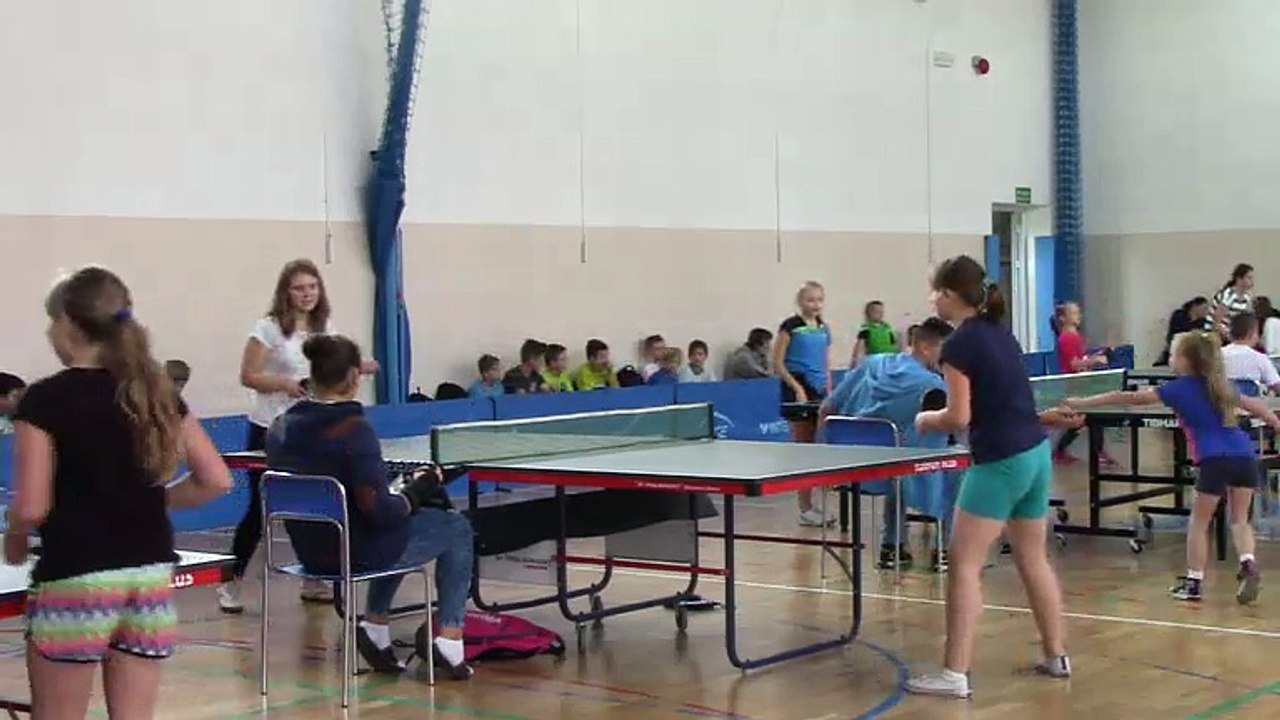Gminne eliminacje MW Szkół Podstawowych w tenisie stołowym, cz.1