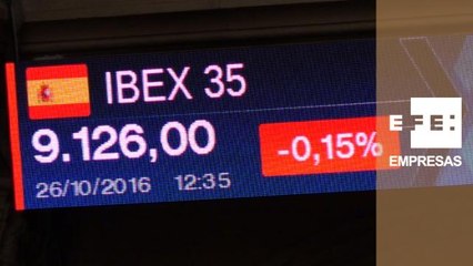 La Bolsa española pierde un 0,10% y baja hasta los 9.130 puntos