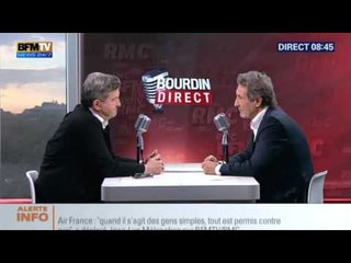 Air France : « On n'a pas été chercher Cahuzac à 6h du matin » - Mélenchon