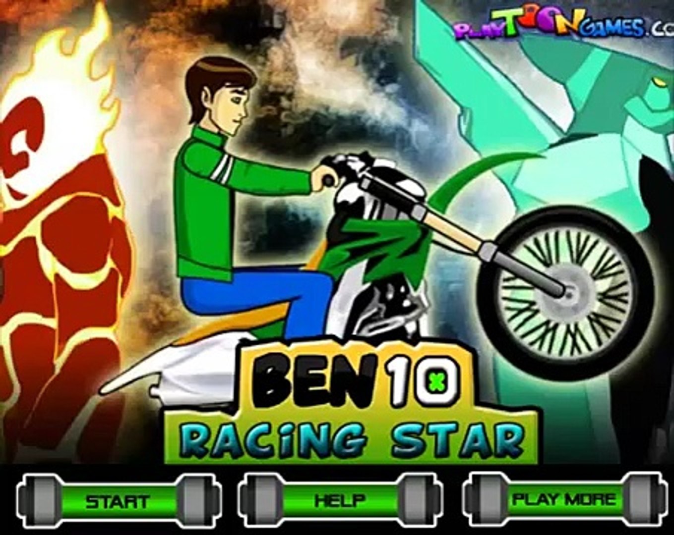 ⁣Ben 10 racing star - ben 10 cartoon game