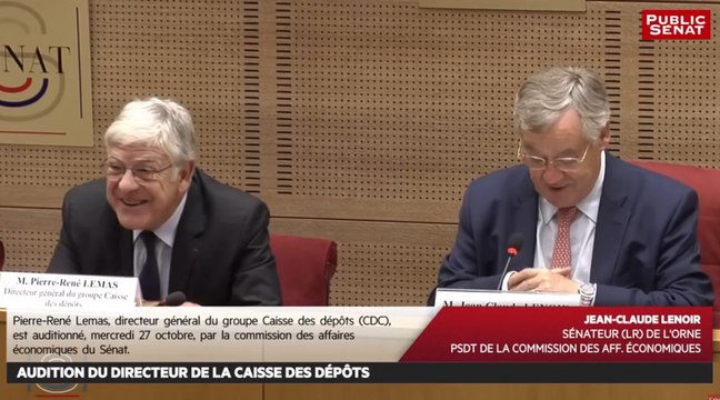 Audition de Pierre-René Lemas, DG de la Caisse des dépôts - Les matins du Sénat (26/10/2016)