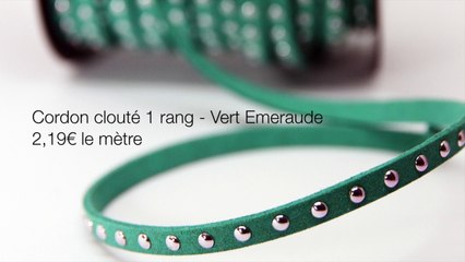 Cordon clouté 1 rang de strass et nouveautés pour créer des bijoux
