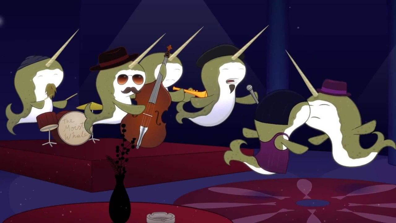 Jazzwhals: ein narwhals jazz remix | auf deutsch