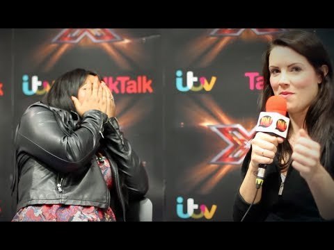 Lorna Simpson on Sharon Osbourne's bum | X Factor 2013