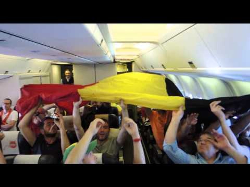 Diables Rouges : les premiers supporters sont rentrés