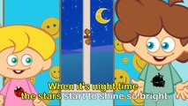 Stars Are Shining / Les étoiles brillent - comptine éducative en anglais avec les Ptits zamis