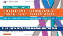 [DOWNLOAD] PDF Winningham s Critical Thinking Cases in Nursing: Medical-Surgical, Pediatric,