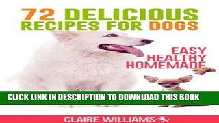 Ebook 72 Delicious Recipes for Dogs: Easy, Healthy, Homemade Free Read