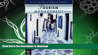 FAVORITE BOOK  Tourism Management, Third Edition (Wiley Australia Tourism) FULL ONLINE