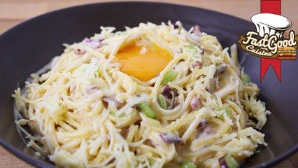 Recette des pâtes à la Carbonara pour Emmy