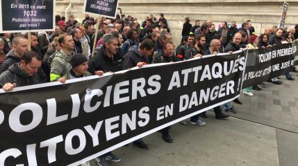 Manif' de policiers : "On est arrivé à un stade de burn-out"