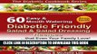 Ebook Diabetic Cookbook - 60 Easy and Mouth Watering Diabetic Friendly Salad   Salad Dressing
