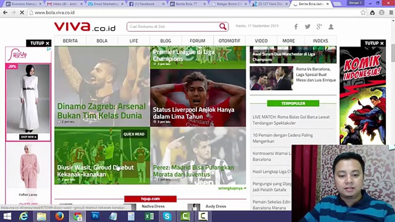TUTORIAL!!!Demo Video Menghasilkan Uang Melalui Facebook Fans Page